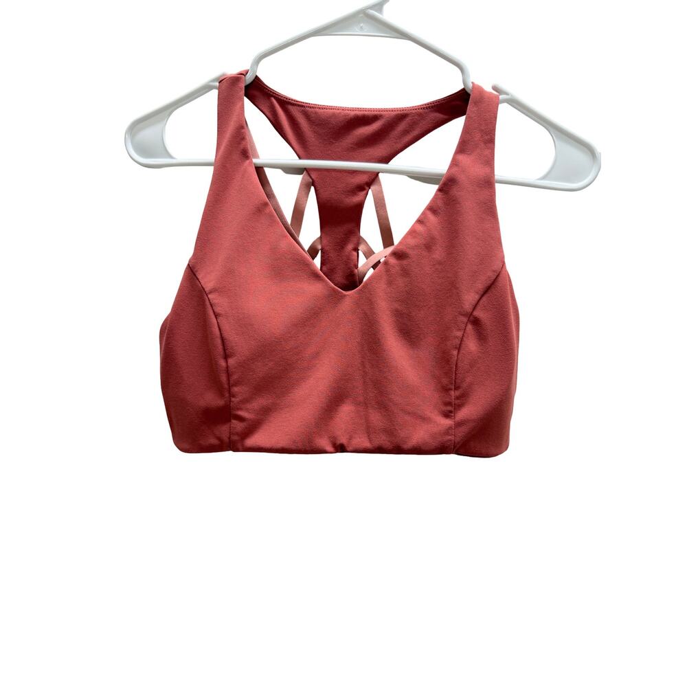 FABLETICS Kesssler High Impact Women’s Rose Color Sports Bra Sz S